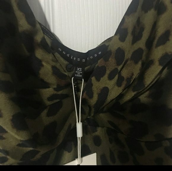 Endless Rose 🌹 green animal print camisole - Picture 7 of 7